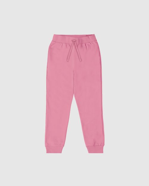 Calça Infantil Menina Jogger Em Moletom Stretch Flanelado Malwee Kids