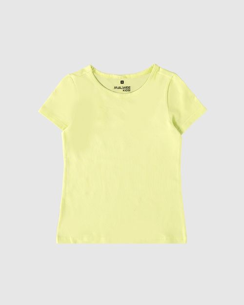 Blusa Infantil Menina Decote Redondo Em Algodão Malwee Kids