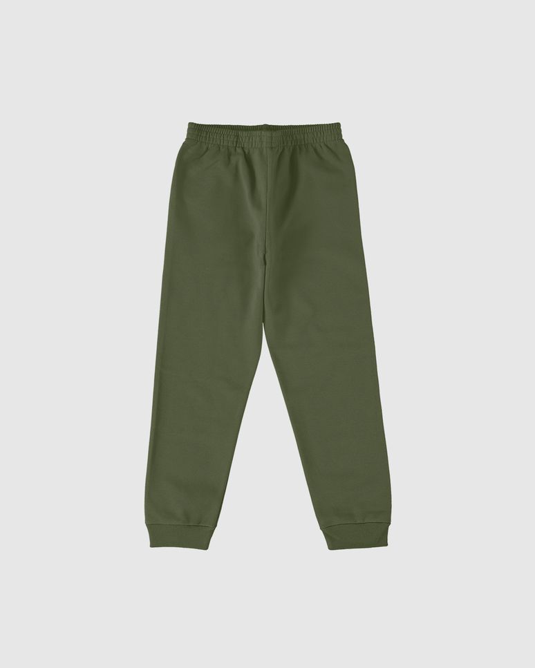 Calça Infantil Unissex Em Moletom Flanelado Malwee Kids
