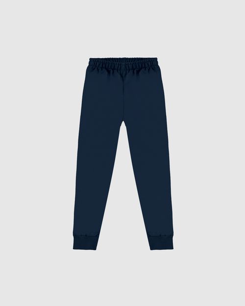 Calça Infantil Unissex Jogger Cós Elástico Em Moletom Malwee Kids