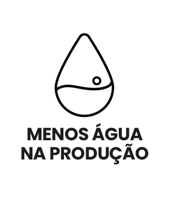 Menos Água na Produção